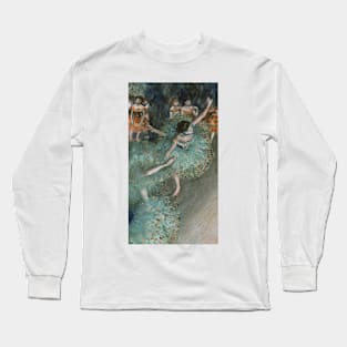 Swaying Dancer (Dancer in Green) by Edgar Degas Long Sleeve T-Shirt